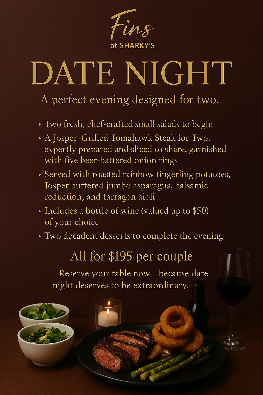 Fins Date Night for 2 2025 2